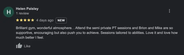 MGYM Personal Training member review 9